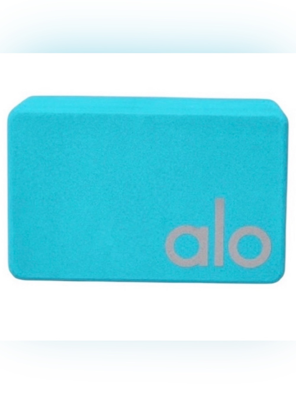 ALO BN Uplifting Yoga Block Teal/Silver